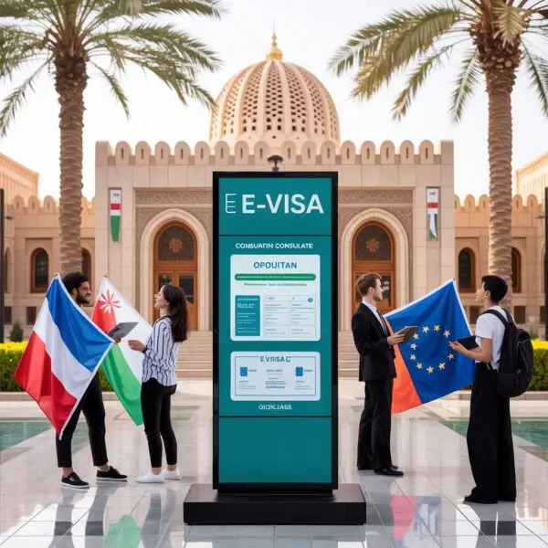 تأشيرة عمان للمواطنين الأوروبيين - دليل التأشيرة الإلكترونية للاتحاد الأوروبي/شنغن 2025